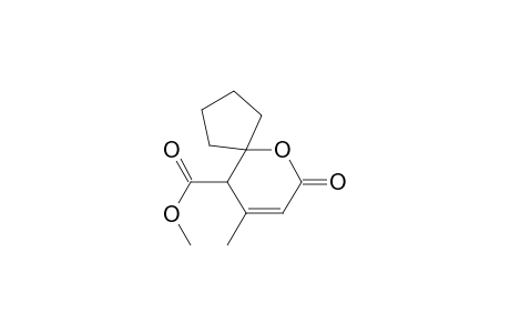 Methyl 9-methyl-7-oxo-6-oxaspiro[4.5]dec-8-ene-10-carboxylate