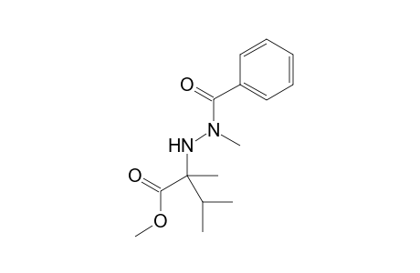 Methyl 2-(2-benzoyl-2-methylhydrazinyl)-2,3-dimethylbutanoate
