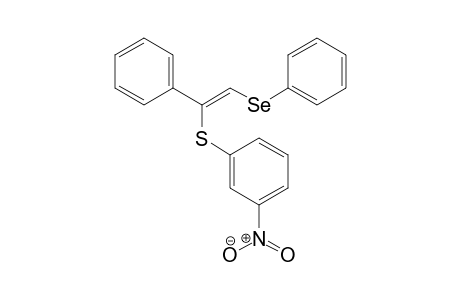 (Z)-2-(phenylseleno)-1-(3-nitrophenylthio)styrene
