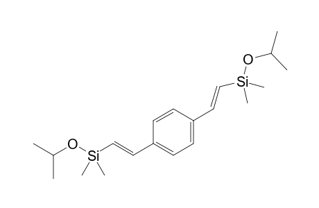 1,4-Bis{[dimethyl(i-propoxy)silyl]vinyl}benzene