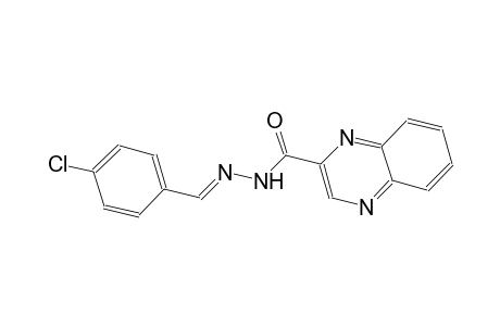 N'-[(E)-(4-chlorophenyl)methylidene]-2-quinoxalinecarbohydrazide