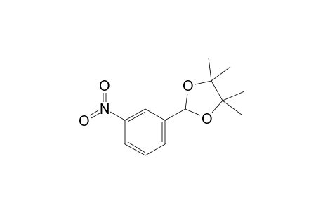 4,4,5,5-Tetramethyl-2-(3-nitrophenyl)-1,3-dioxolane