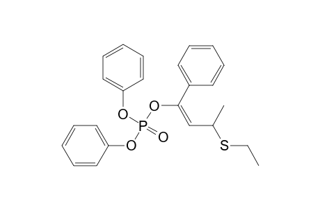 Phosphoric acid, 3-(ethylthio)-1-phenyl-1-butenyl diphenyl ester