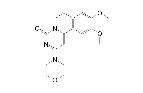 9,10-dimethoxy-2-(4-morpholinyl)-6,7-dihydro-4H-pyrimido[6,1-a]isoquinolin-4-one