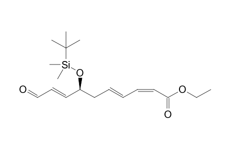 (2Z,4E,7S,8E)-7-[tert-butyl(dimethyl)silyl]oxy-10-keto-deca-2,4,8-trienoic acid ethyl ester