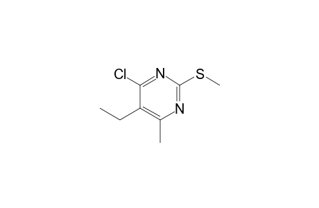4-Chloro-5-ethyl-6-methyl-2-methylthiopyrimidine