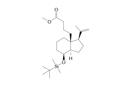 (8.beta.)-8-[(tert-Butyldimethylsilyl)oxy]-des-A,B-18-[2-(methoxycarbonyl)ethyl]-20-methyl-20-pregnene