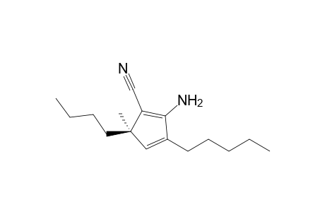 (R)-2-Amino-5-butyl-5-methyl-3-pentylcyclopenta-1,3-diene-1-carbonitrile
