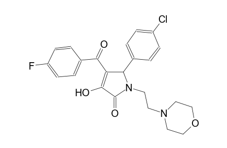 2H-pyrrol-2-one, 5-(4-chlorophenyl)-4-(4-fluorobenzoyl)-1,5-dihydro-3-hydroxy-1-[2-(4-morpholinyl)ethyl]-