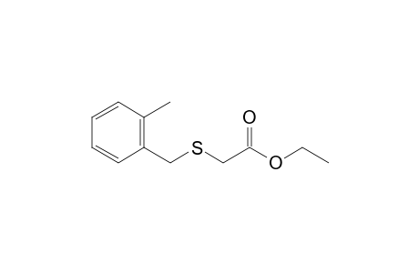 Ethyl 2-((2-methylbenzyl)thio)acetate