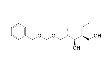 (2S,3S,4S)-5-Benzyloxymethoxy-2-ethyl-4-methylpentane-1,3-diol