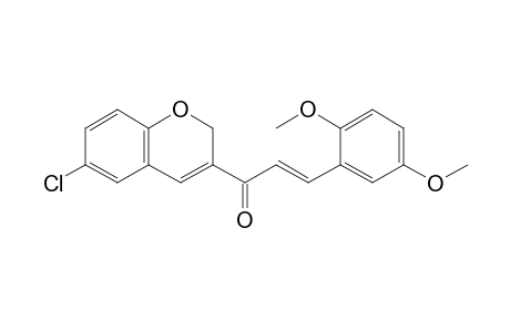 (E)-1-(6-Chloro-2H-chromen-3-yl)-3-(2,5-dimethoxyphenyl)prop-2-en-1-one