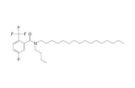 Benzamide, 5-fluoro-2-trifluoromethyl-N-butyl-N-hexadecyl-