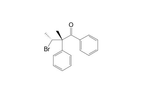 (2S)-3-bromo-2-methyl-1,2-diphenylbutan-1-one