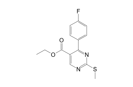 5-ETHOXYCARBONYL-6-(4'-FLUOROPHENYL)-2-(METHYLTHIO)-PYRIMIDINE