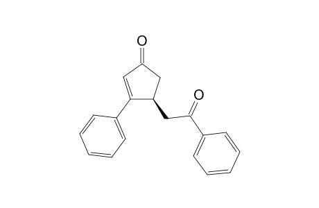 4-(2-Oxo-2-phenylethyl)-3-phenylcyclopent-2-en-1-one