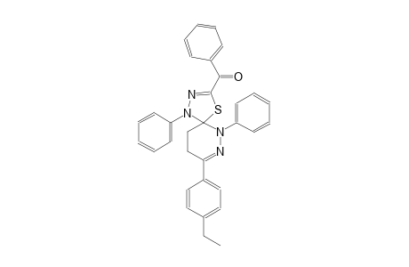[8-(4-ethylphenyl)-1,6-diphenyl-4-thia-1,2,6,7-tetraazaspiro[4.5]deca-2,7-dien-3-yl](phenyl)methanone