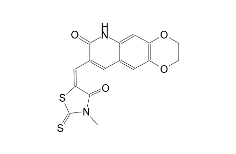[1,4]dioxino[2,3-g]quinolin-7(6H)-one, 2,3-dihydro-8-[(E)-(3-methyl-4-oxo-2-thioxo-5-thiazolidinylidene)methyl]-