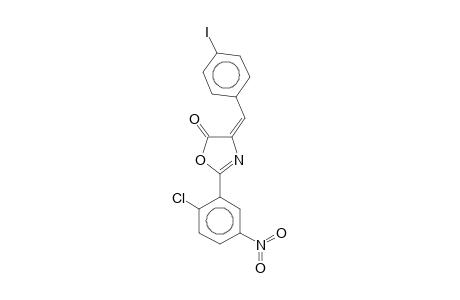 2-(2-Chloro-5-nitrophenyl)-4-(4-iodophenylmethylene)-4,5-dihydrooxazol-