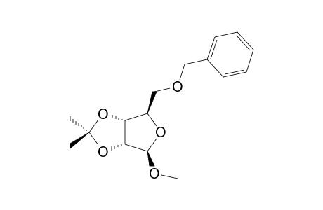 METHYL-2,3-O-ISOPROPYLIDENE-5-O-BENZYL-BETA-D-RIBOFURANOSIDE