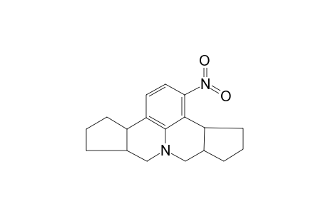 3Bh-dicyclopenta[b,g]benzo[i,j]quinolisine, 4,5,6,6a,7,8,9,9a,10,11,12,12a-dodecahydro-3-nitro-