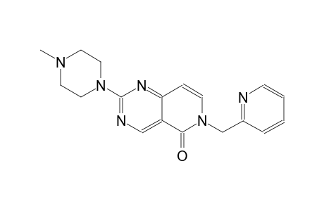 pyrido[4,3-d]pyrimidin-5(6H)-one, 2-(4-methyl-1-piperazinyl)-6-(2-pyridinylmethyl)-