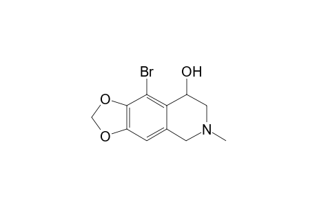 1-Bromo-5,6,7,8-tetrahydro-6-methyl-1,3-dioxolo[4,5-g]isoquinolin-8-ol