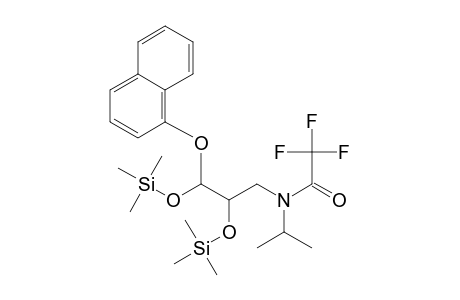 (a) OH-propranolol-N-TFA,bis(O-TMS)