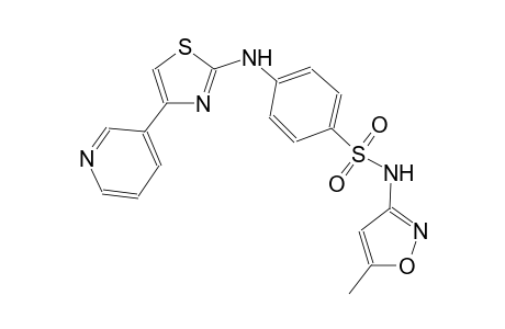 benzenesulfonamide, N-(5-methyl-3-isoxazolyl)-4-[[4-(3-pyridinyl)-2-thiazolyl]amino]-