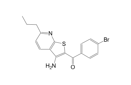methanone, (3-amino-6-propylthieno[2,3-b]pyridin-2-yl)(4-bromophenyl)-
