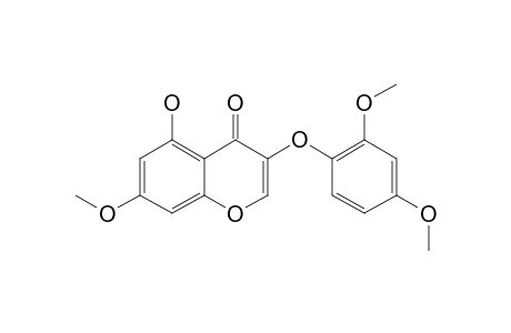 3-(2',4'-DIMETHOXYPHENOXY)-5-HYDROXY-7-METHOXY-CHROMEN-4-ONE