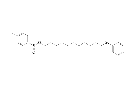 11-(phenylseleno)undecyl p-tolenesulfinate