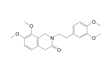 2-(3,4-Dimethoxyphenethyl)-7,8-dimethoxy-1,2,3,4-tetrahydroisoquinolin-3-one