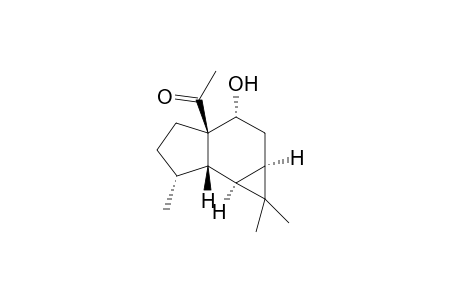 1-((1aR,3R,3aR,6R,6aS,6bR)-3-Hydroxy-1,1,6-trimethyl-octahydro-cyclopropa[e]inden-3a-yl)-ethanone