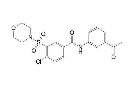 benzamide, N-(3-acetylphenyl)-4-chloro-3-(4-morpholinylsulfonyl)-