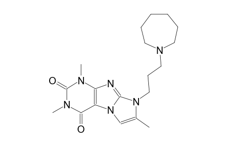 1H-imidazo[2,1-f]purine-2,4(3H,8H)-dione, 8-[3-(hexahydro-1H-azepin-1-yl)propyl]-1,3,7-trimethyl-