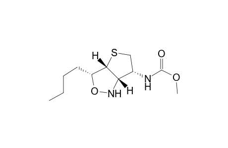 Carbamic acid, (3-butylhexahydrothieno[3,2-c]isoxazol-6-yl)-, methyl ester, [3R-(3.alpha.,3a.beta.,6.alpha.,6a.beta.)]-