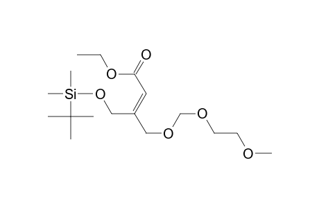 (Z)-3-[[tert-butyl(dimethyl)silyl]oxymethyl]-4-(2-methoxyethoxymethoxy)-2-butenoic acid ethyl ester