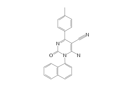 6-AMINO-5-CYANO-4-(4-METHYLPHENYL)-1-(NAPHTHALEN-1-YL)-2(1H)-PYRIMIDINONE