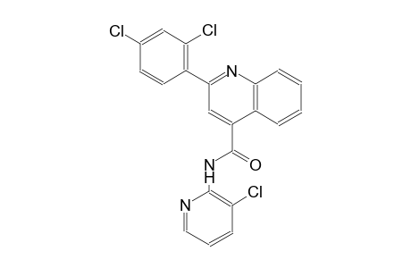 N-(3-chloro-2-pyridinyl)-2-(2,4-dichlorophenyl)-4-quinolinecarboxamide