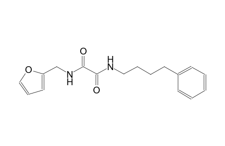 ethanediamide, N~1~-(2-furanylmethyl)-N~2~-(4-phenylbutyl)-