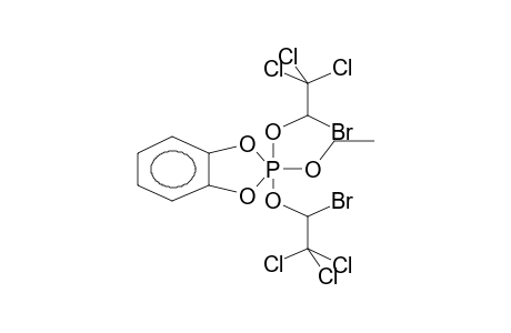2,2-BIS(2,2,2-TRICHLORO-1-BROMOETHOXY)-2-ETHOXY-4,5-BENZO-1,3,2-DIOXAPHOSPHOLANE