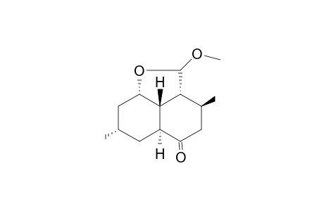 (2aR,3S,5aS,7S,8aS,8bR)-2-Methoxy-3,7-dimethyl-decahydro-naphtho[1,8-bc]furan-5-one