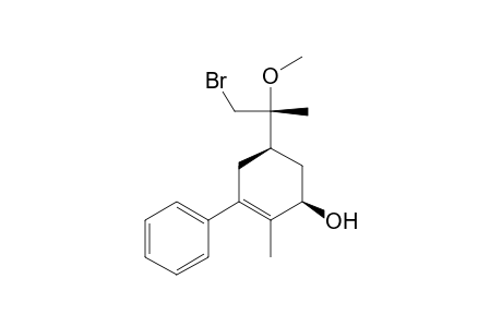 (1R,5R)-5-[(1R)-2-bromo-1-methoxy-1-methyl-ethyl]-2-methyl-3-phenyl-cyclohex-2-en-1-ol