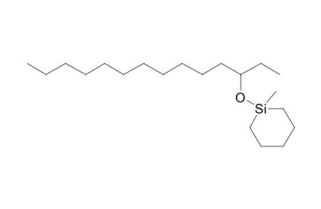 1-[(1-Ethyldodecyl)oxy]-1-methylsilinane