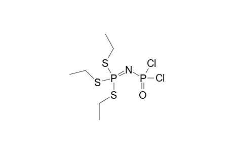 Tris(p-ethylthio)-phosphazene-phosphoryl dichloride