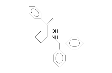 cis-2-(Diphenyl-methyl-amino)-1-(1-phenyl-ethyl)-cyclopentanol