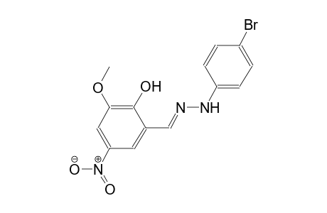 2-hydroxy-3-methoxy-5-nitrobenzaldehyde (4-bromophenyl)hydrazone