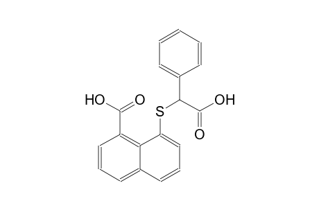 8-{[carboxy(phenyl)methyl]sulfanyl}-1-naphthoic acid