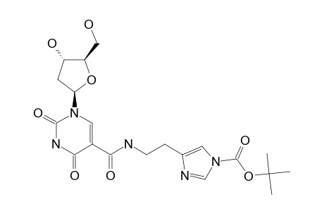5-[2-[1-(TERT.-BUTOXYCARBONYL)-IMIDAZOL-4-YL]-ETHYLAMINOCARBONYL]-2'-DEOXYURIDINE